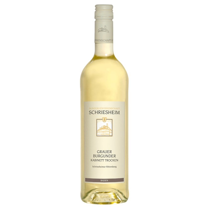 Schriesheim Weißwein Grauer Burgunder trocken 0,75l
